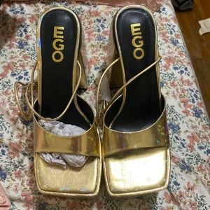 Ego gold heels